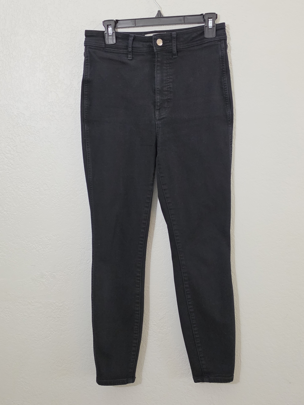 Everlane The Way-High Skinny Jeans Black High Rise Denim Stretch Womens 29